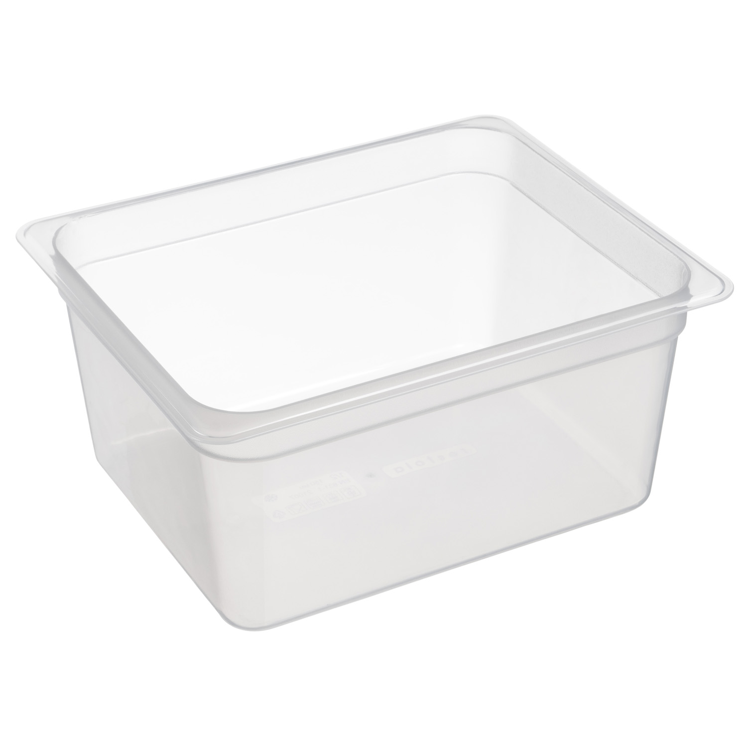 Гастроемкость 1/2 h=150 мм. 325*265 мм. 8,9 л. п/п прозрачная /1/8/