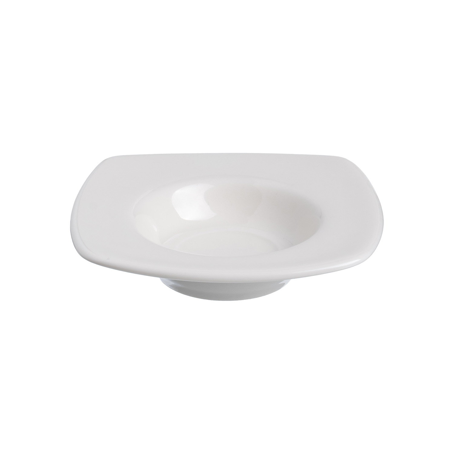 Блюдце d=105 мм. h=23 мм. (стаканчик 26077,72938,52568,54942,55391,72663,75175) Белый Bonna /24/