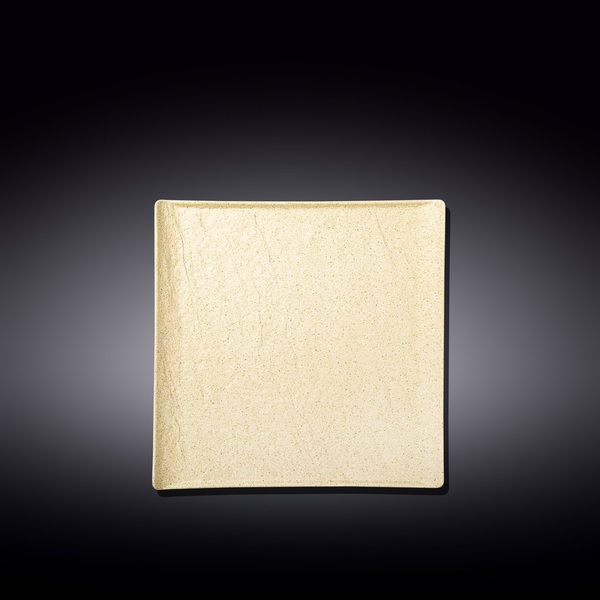 Тарелка квадр. 170*170 мм. Сэнд Wilmax /1/6/48/