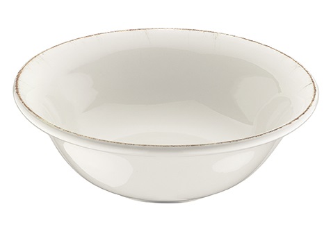 Салатник d=160 мм. 400 мл. h=53 мм. Ретро коричневый край (тарелка подст.70317), форма Гурмэ Bonna /1/12/1128/ ВДОХНОВЕНИЕ