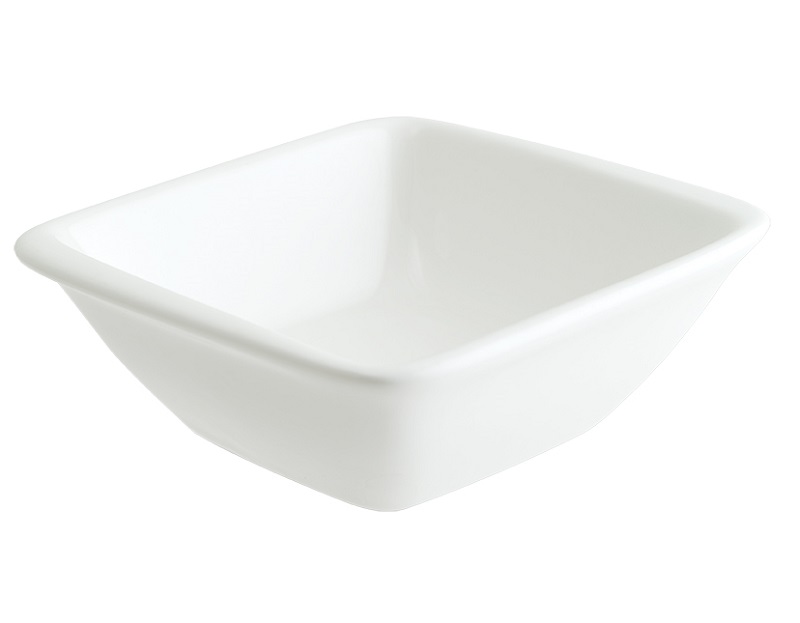 Соусник 80 мл. 80*85 мм. h=28 мм. Белый, форма Мув Bonna /1/24/4608/