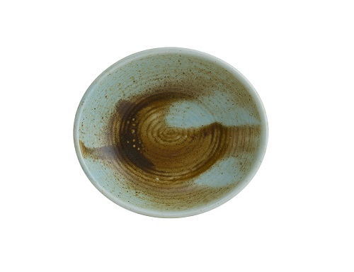 Соусник 70 мл. 100*85 мм. Корал, форма Ваго волнистый край Bonna /1/24/720/