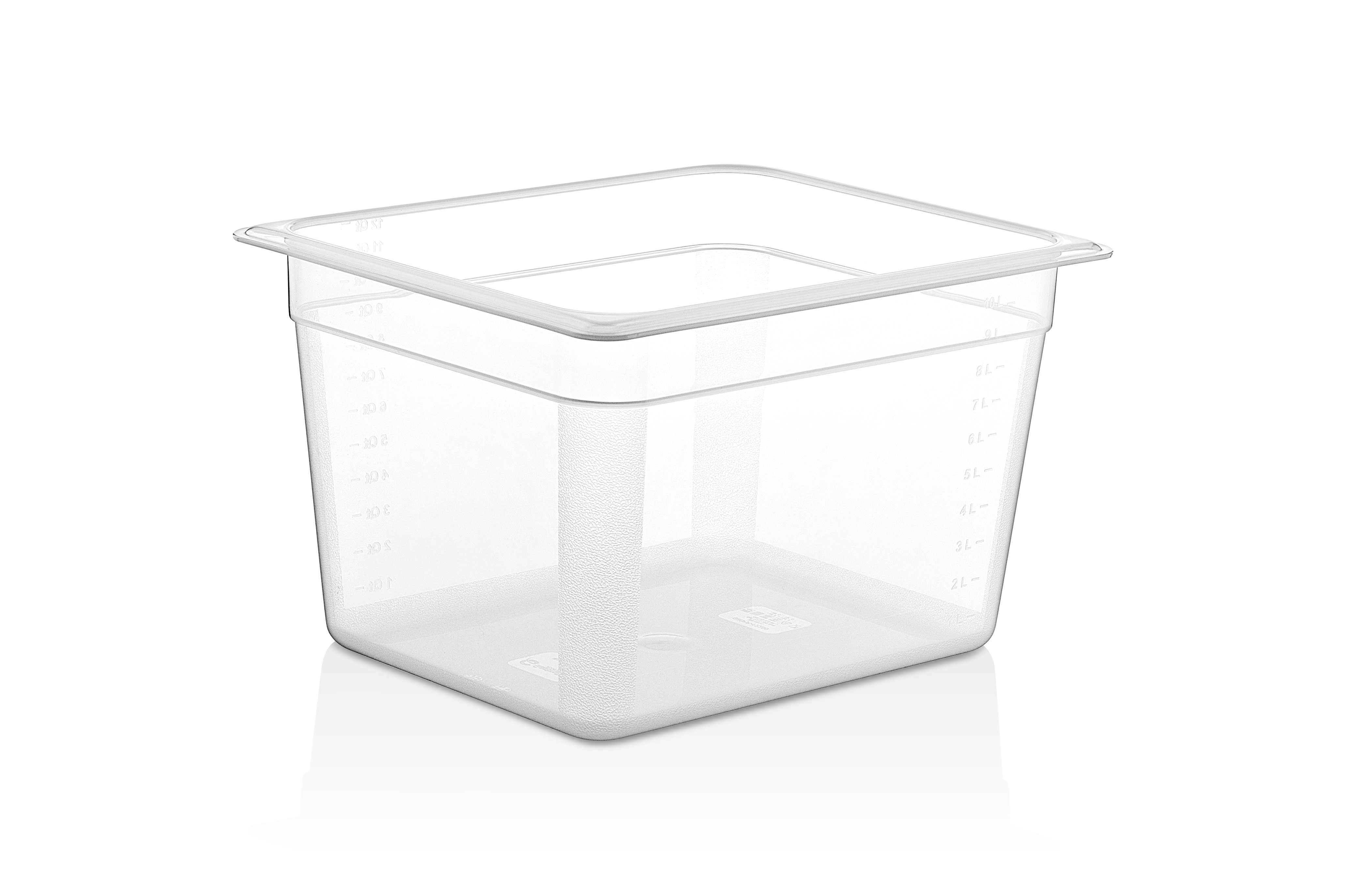 Гастроемкость 1/2 h=200 мм. 325*265 мм. 10,9 л. поликарб. прозрачная GP /1/12/