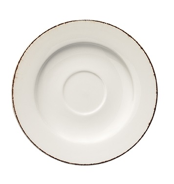 Блюдце d=160 мм. Ретро коричневый край (чашка 69666) Bonna /1/6/1848/ ВДОХНОВЕНИЕ