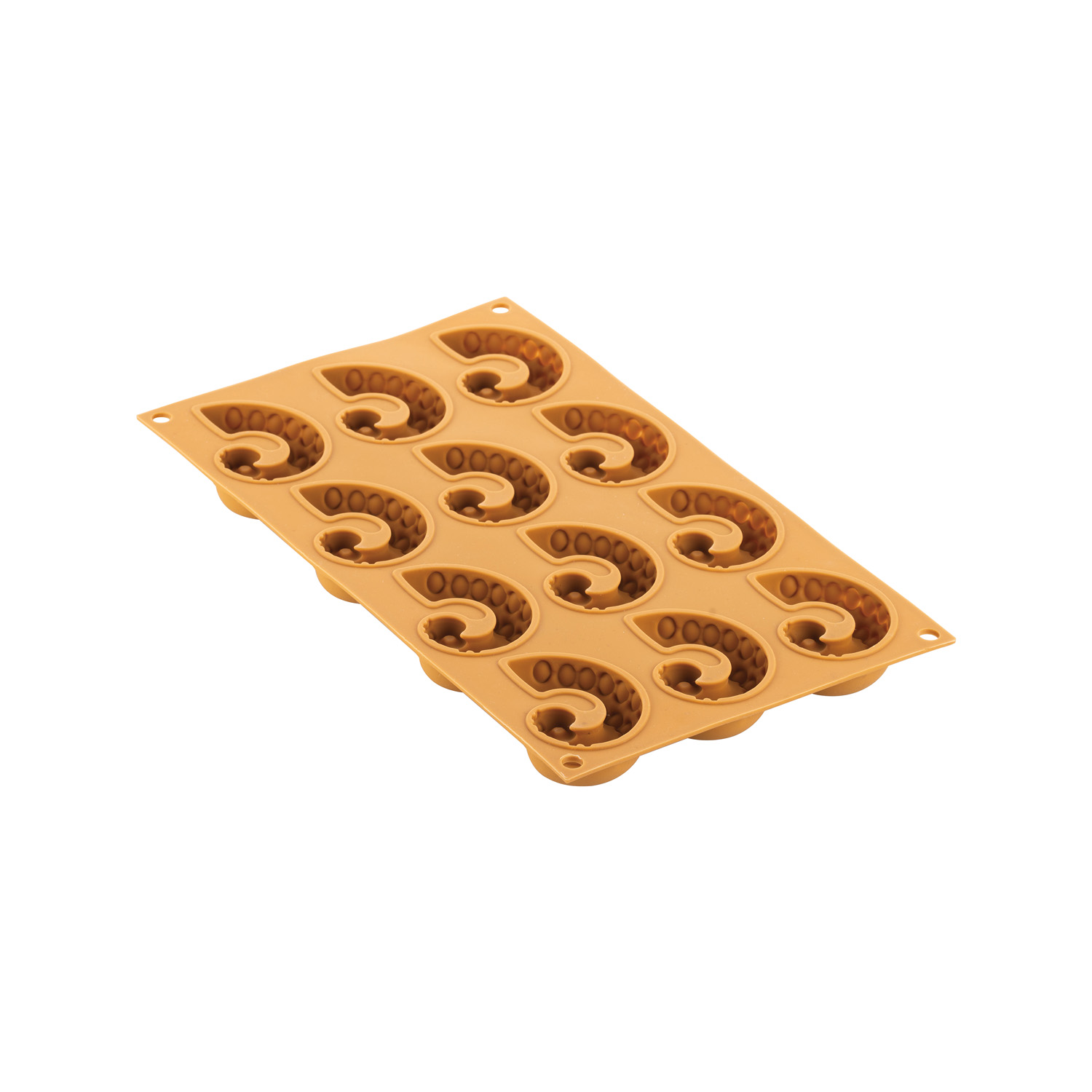 Форма для декора блюд 12 ячеек 20 мл. 60*55 мм. h=20 мм. Осьминог силикон Silikomart /1/10/