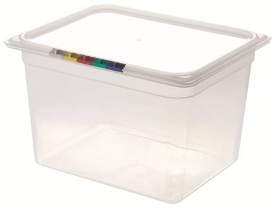 Гастроемкость 1/2 h=200 мм. 325*265 мм. 11,7 л. п/п прозрачная /1/6/