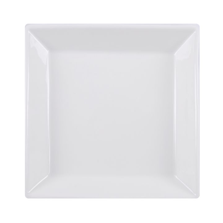 Тарелка квадр. 110*110 мм. Белый Ариан /1/12/ АКЦИЯ