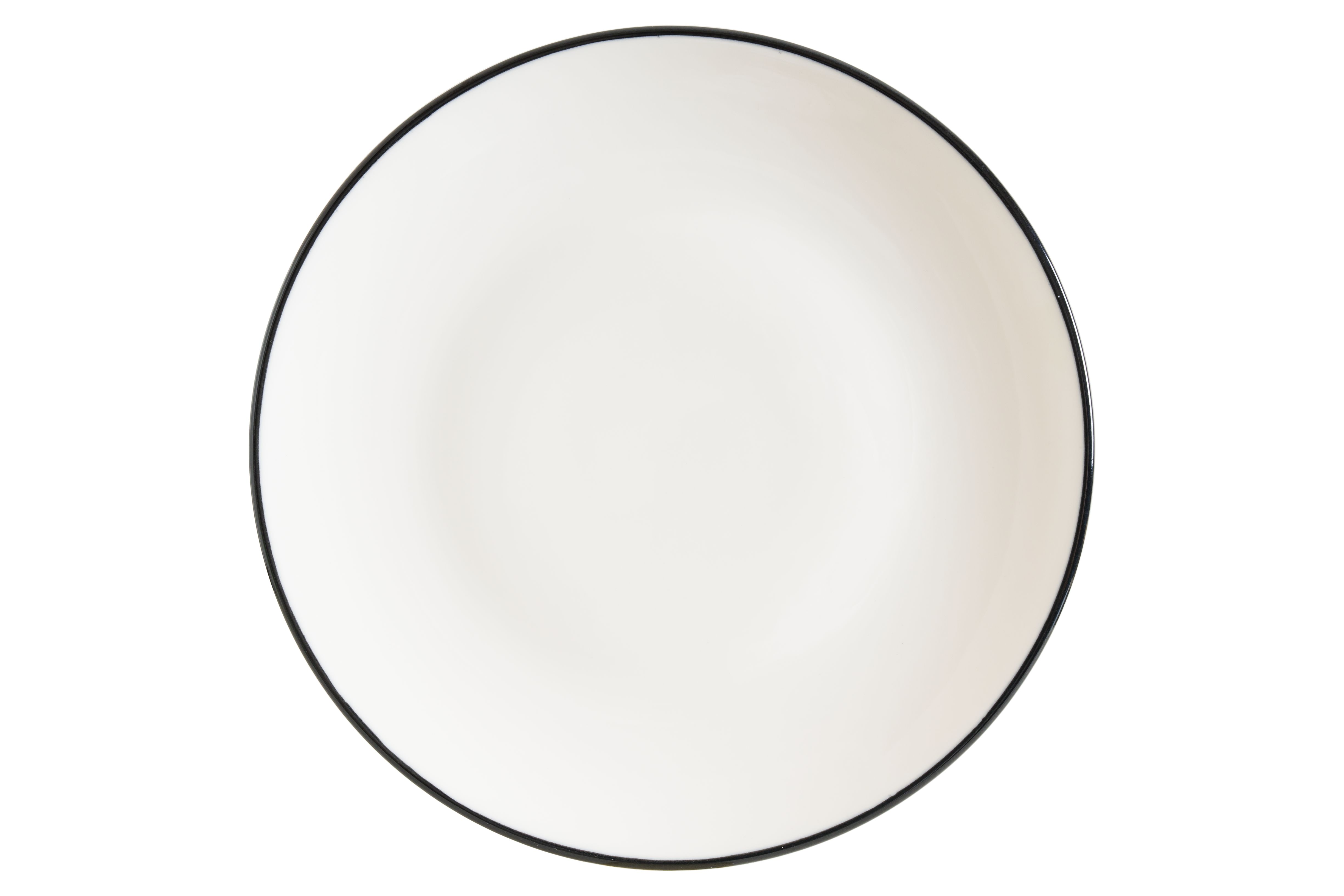 Тарелка d=270 мм. Линеа Черный, форма Гурмэ Bonna /1/12/624/