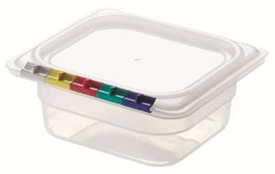 Гастроемкость 1/6 h= 65 мм. 176*162 мм. 1 л. поликарб. прозрач. /1/14/