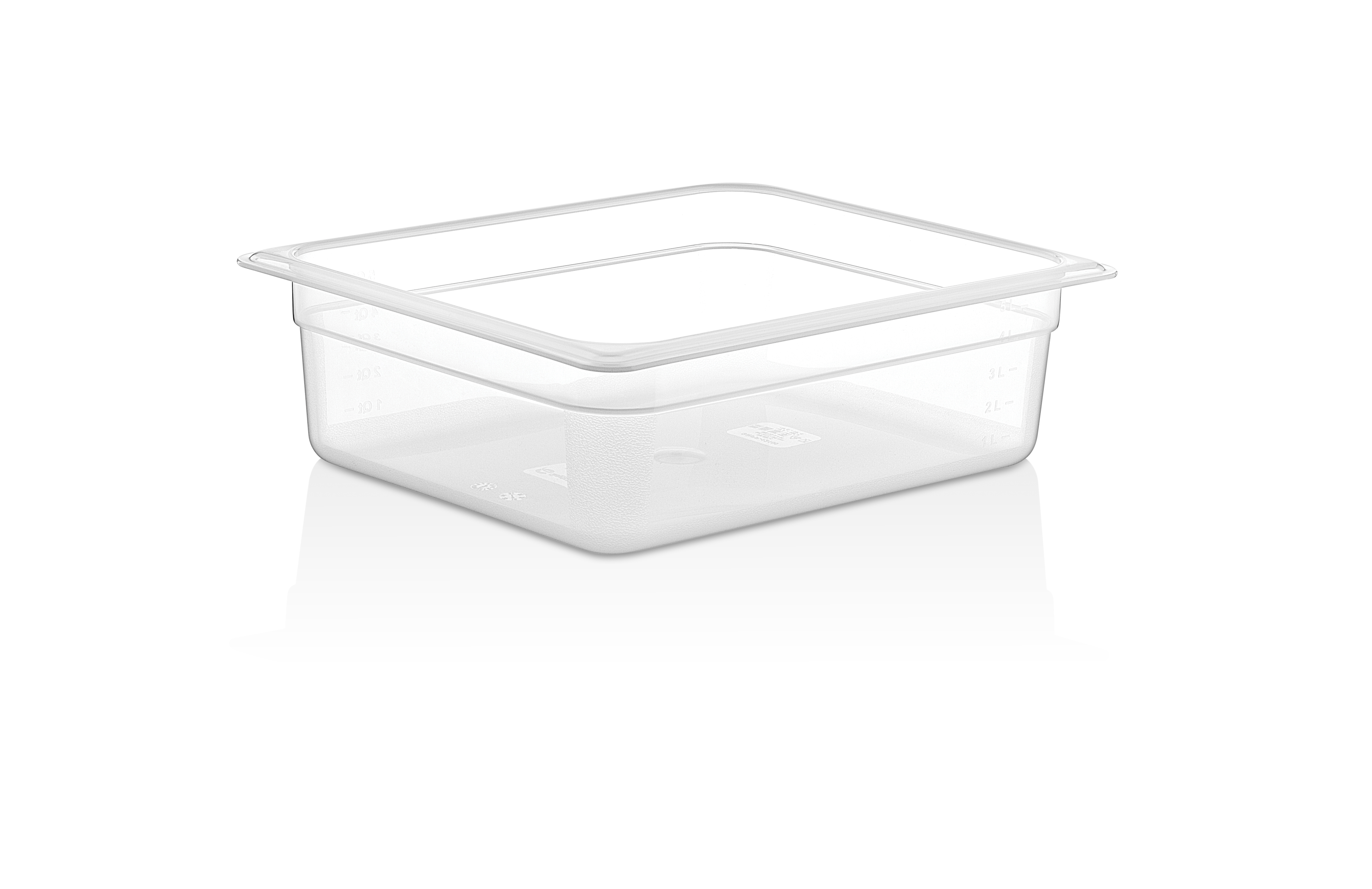 Гастроемкость 1/2 h=100 мм. 325*265 мм. 5 л. п/п прозрачная GP /1/12/