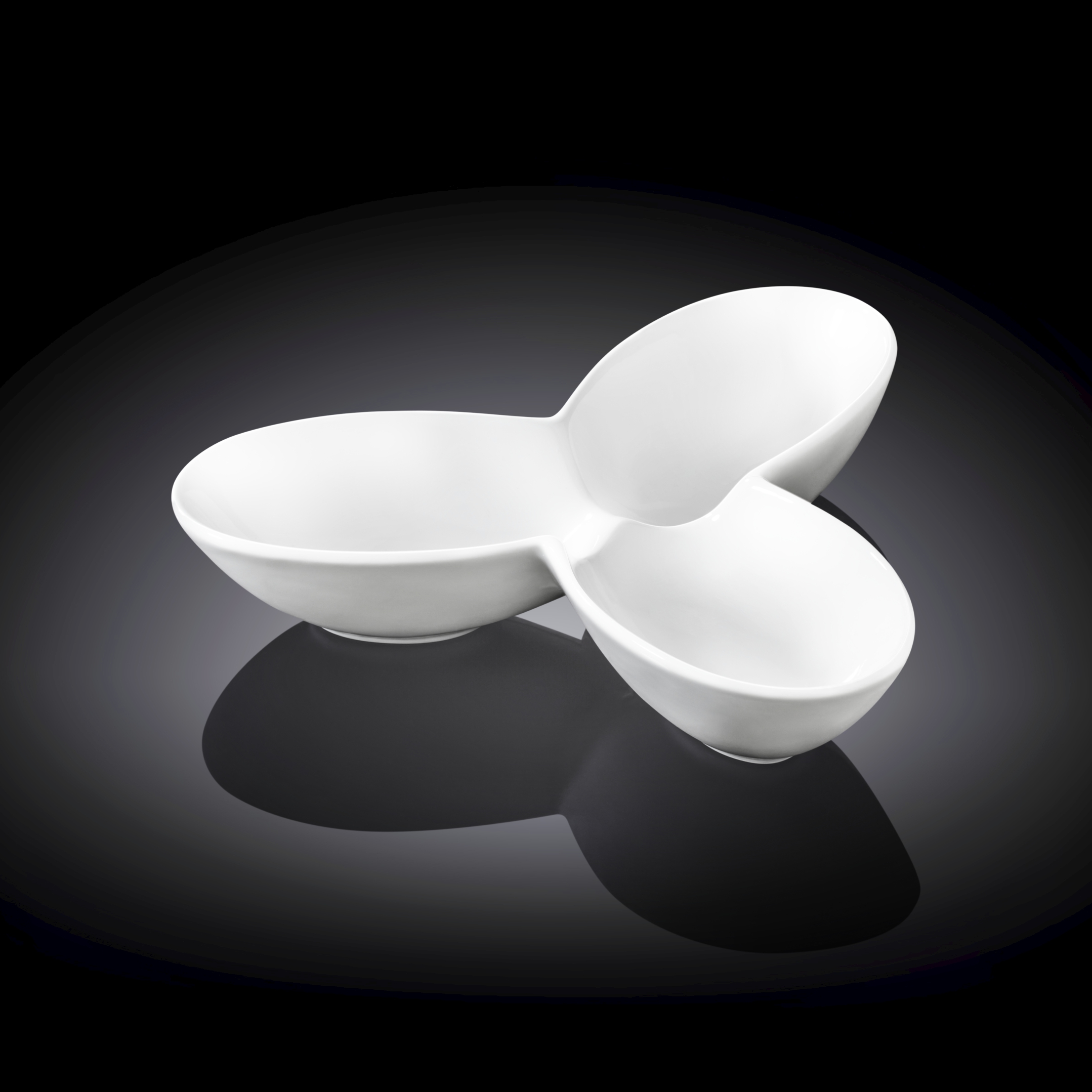 Менажница 3-х секц. 130 мм. Wilmax /1/6/72/