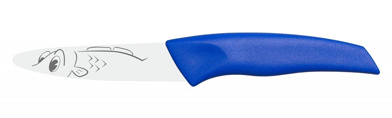 Нож для чистки овощей 90/200 мм. синий KIDS Icel /1/6/ АКЦИЯ