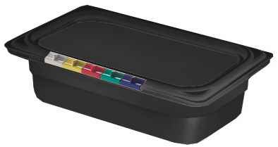 Гастроемкость 1/4 h= 65 мм. 265*162 мм. 1,7 л. п/п черная /1/28/