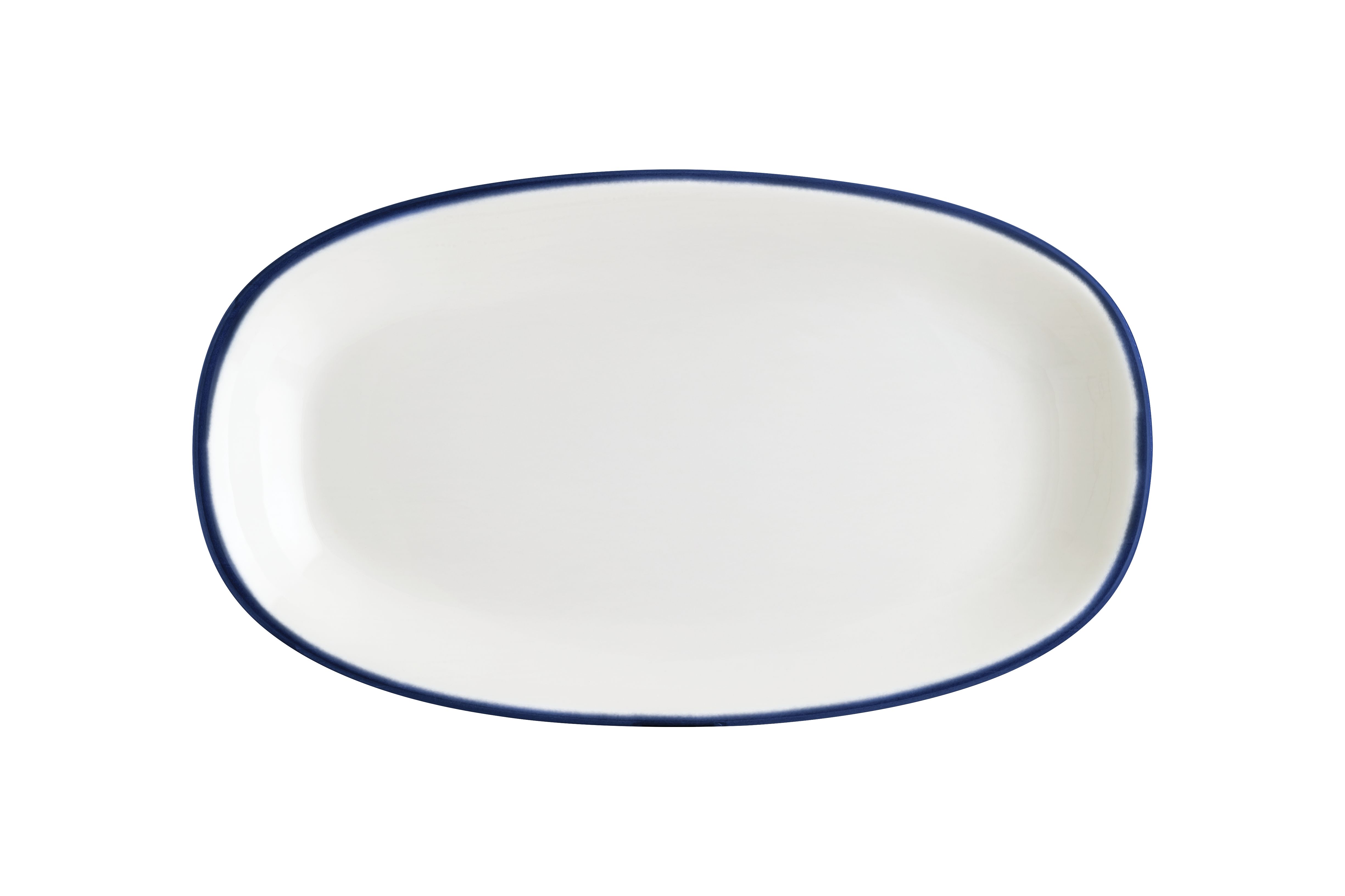 Блюдо овальное 150*85 мм. Линеа Синий, форма Гурмэ Bonna /1/12/3168/