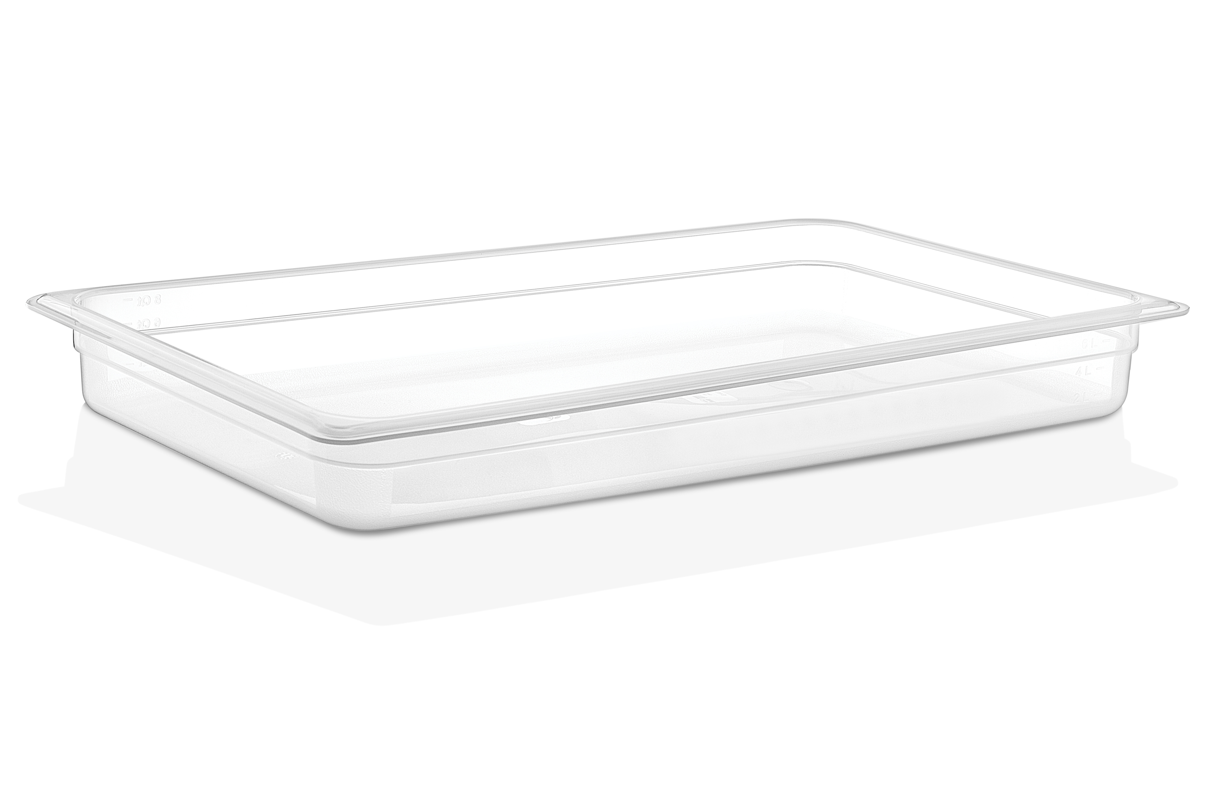 Гастроемкость 1/1 h= 65 мм. 530*325 мм. 6 л. п/п прозрачная GP /1/6/