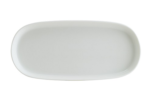Блюдо овальное 210*100 мм. Белый, форма Хюгге Bonna /1/12/1116/