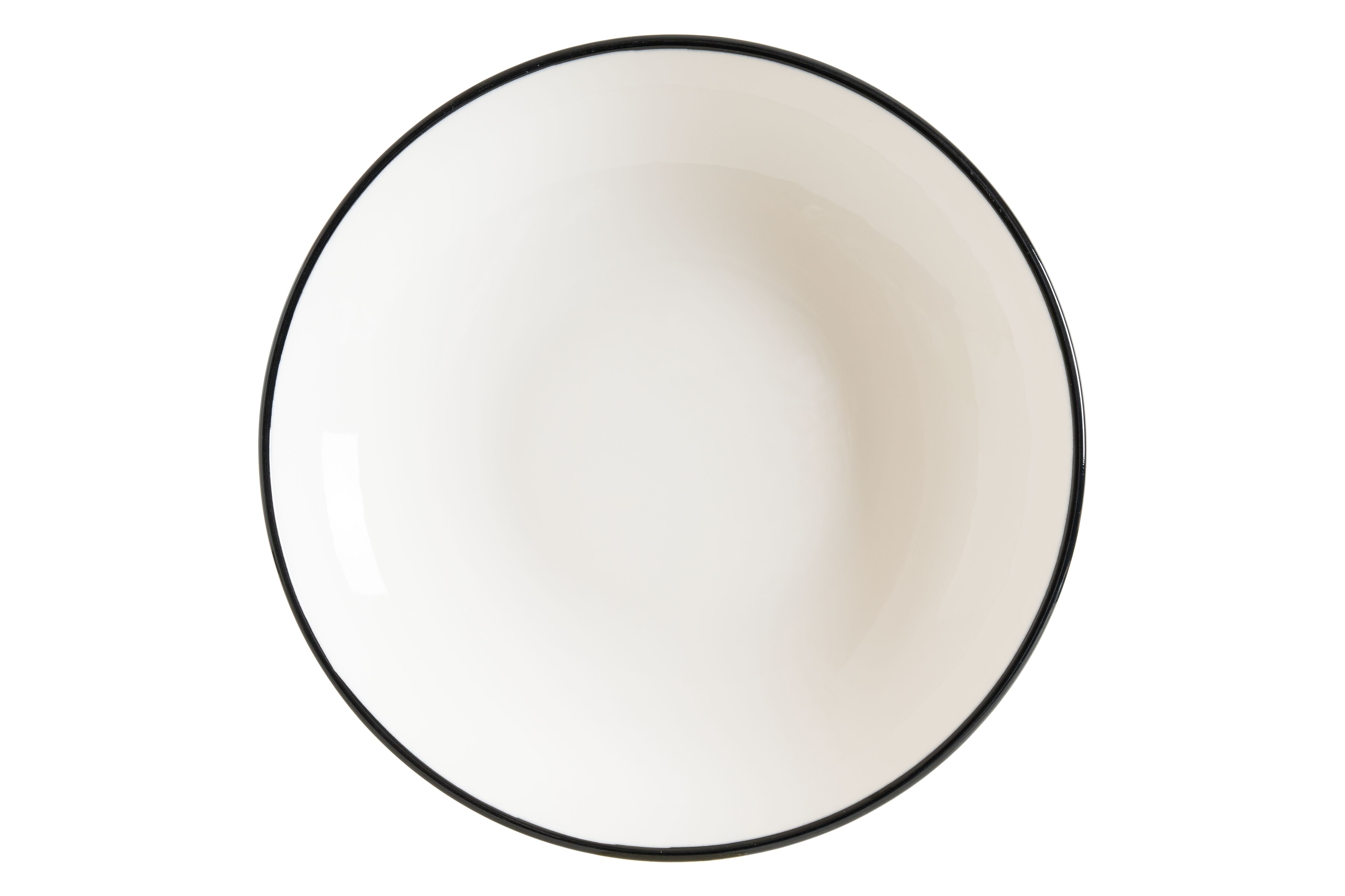 Тарелка d=250 мм. глубокая 1300 мл. h=50 мм. Линеа Черный, форма Банкет Bonna /1/6/1152/