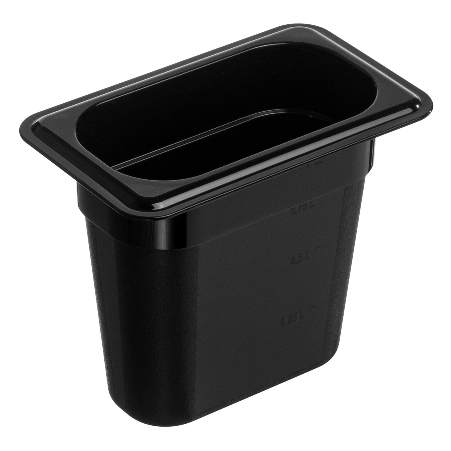 Гастроемкость 1/9 h=150 мм. 176*108 мм. 1,1 л. поликарб. черная GP /1/54/