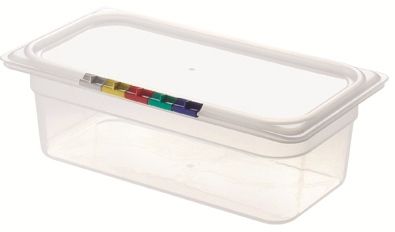 Гастроемкость 1/3 h=100 мм. 325*176 мм. 3,8 л. п/п прозрачная /1/6/