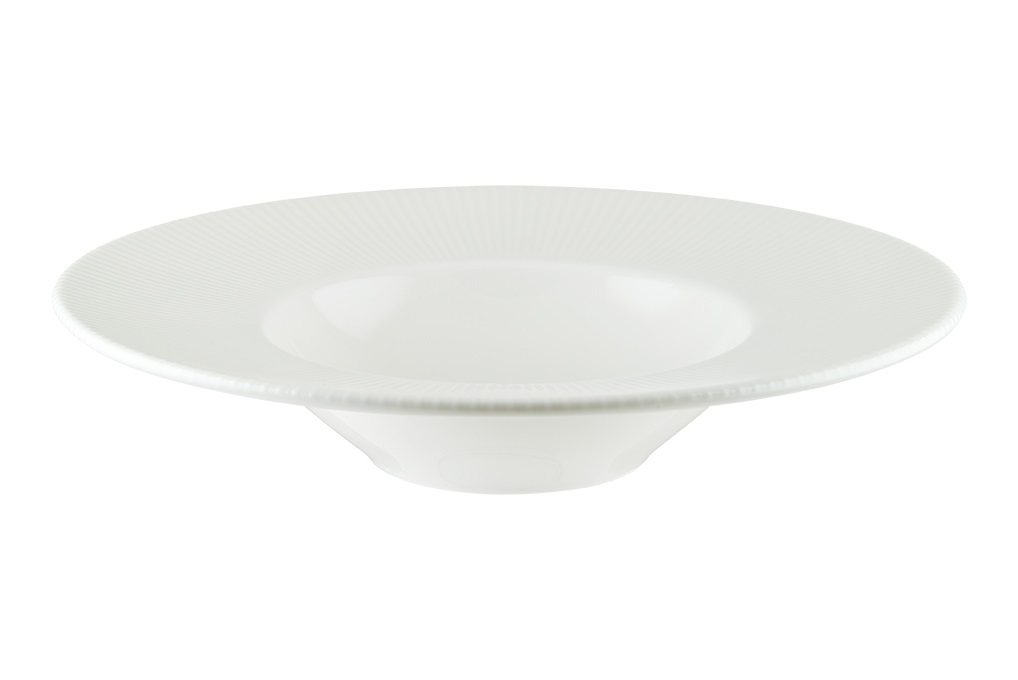 Тарелка для пасты d=280 мм. 400 мл. Ирис Белый, форма Банкет Bonna /1/6/396