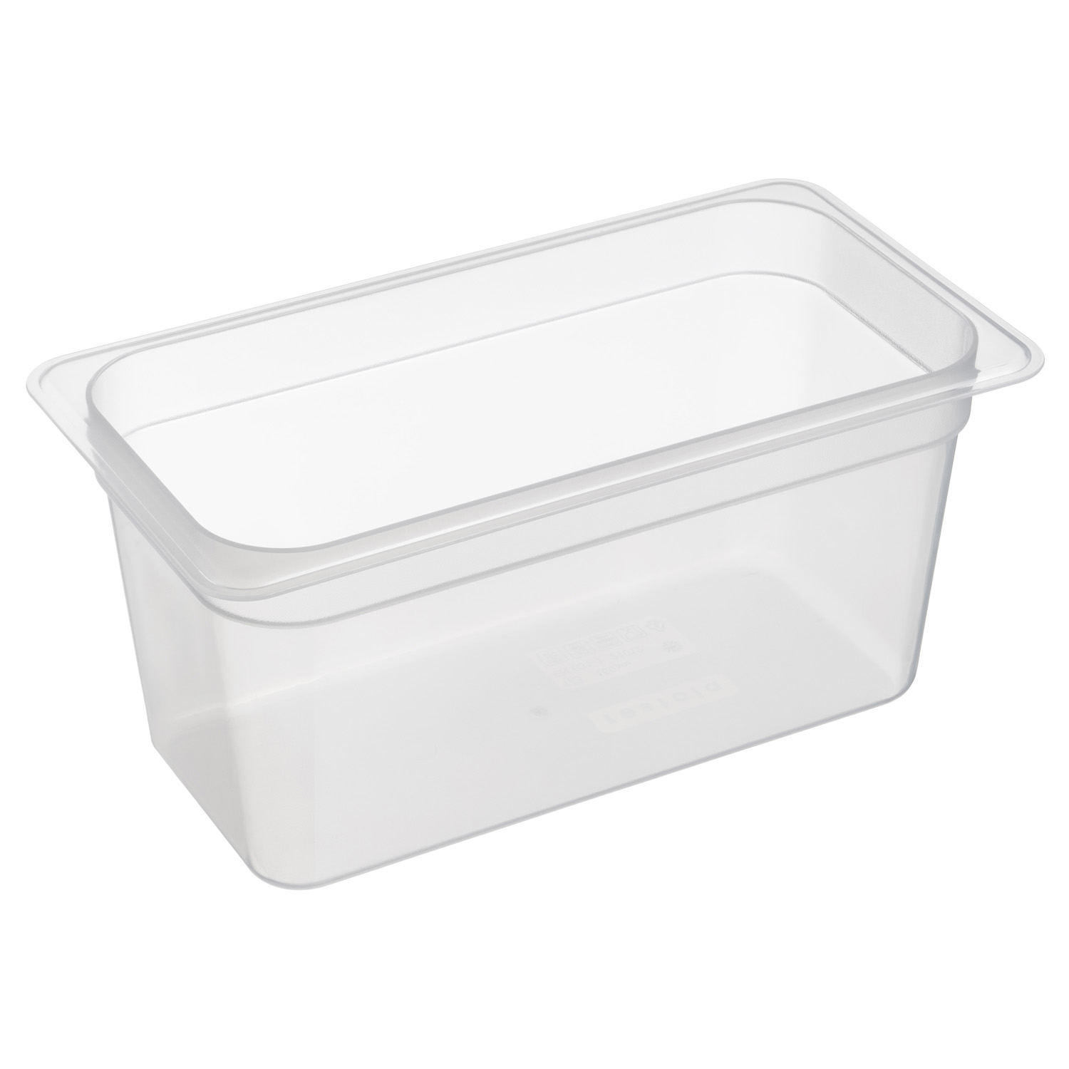 Гастроемкость 1/3 h=150 мм. 325*176 мм. 5,5 л. п/п прозрачная /1/12/