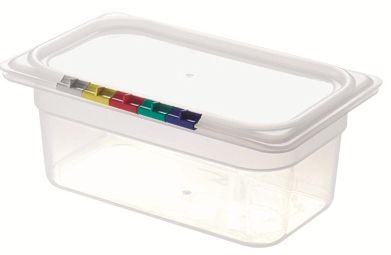 Гастроемкость 1/4 h=100 мм. 265*162 мм. 2,8 л. п/п прозрачная /1/24/