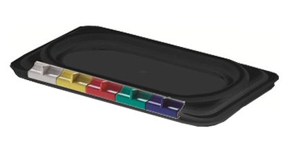 Крышка для гастроем. 1/9 п/п черная /1/18/