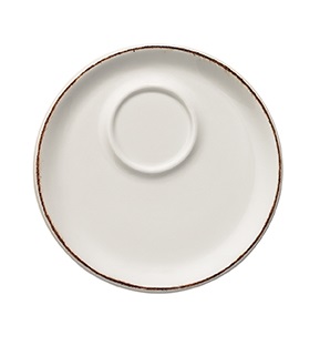 Блюдце d=120 мм. Ретро коричневый край (чашка 70654), форма Банкет Bonna /1/6/3648/ ВДОХНОВЕНИЕ