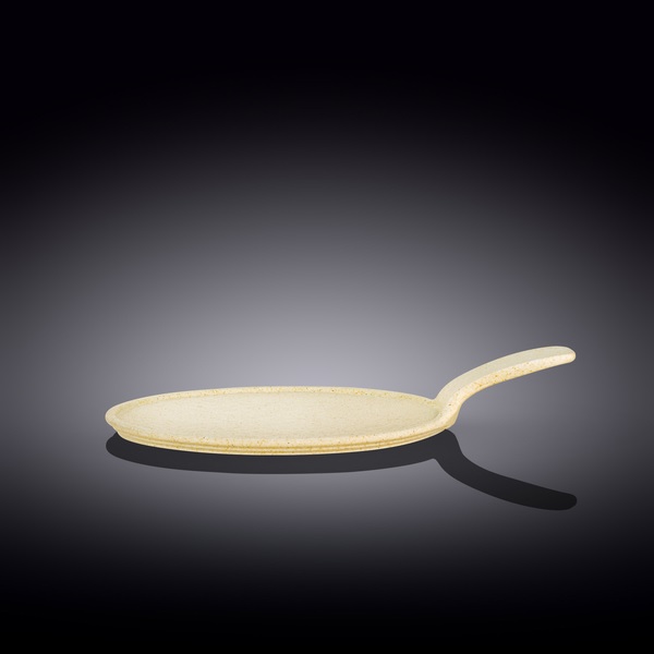 Блюдо для подачи круглое d=21,5 см. с ручкой Сэнд Wilmax /1/3/24/