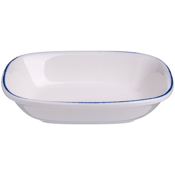 Соусник 100 мл. 120*85 мм. h=30 мм., касалетка Ретро cиняя, форма Гурмэ Bonna /1/12/3612