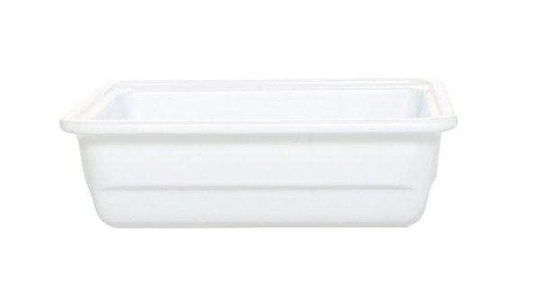 Гастроемкость 1/2 h=100 мм. 325*265 мм. 4,6 л. белая керам Emile Henry /1/2/140/ ТП АКЦИЯ