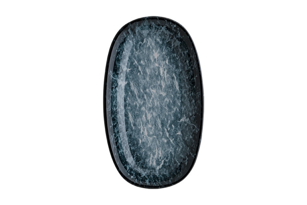 Блюдо овальное 190*110 мм. Черная Сепия, форма Гурмэ Bonna /1/12/