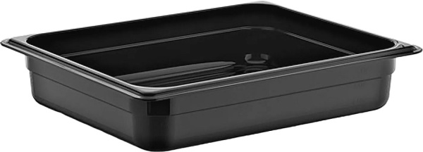 Гастроемкость 1/2 h= 65 мм. 325*265 мм. 3 л. п/п черная GP /1/12/