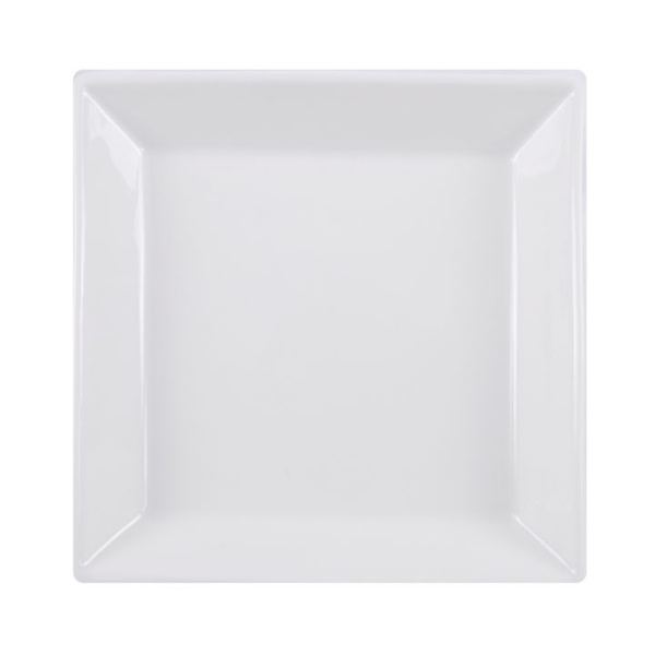 Тарелка квадр. 110*110 мм. Белый Ариан /1/12/ АКЦИЯ