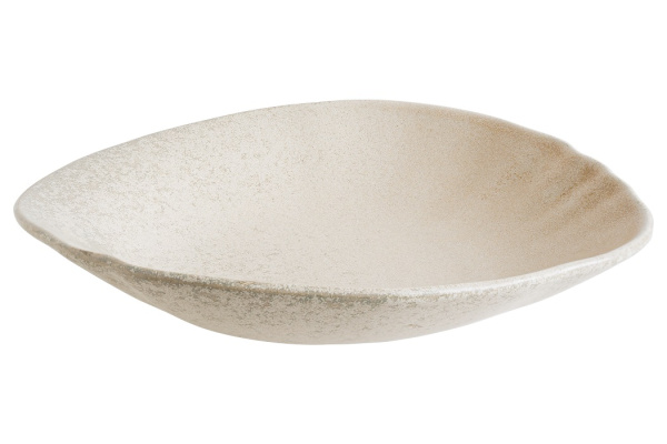 Тарелка 270*235 мм. глубокая 1700 мл. h=56 мм. Сахара, форма Ваго волнистый край Bonna /1/6/408/