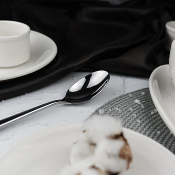 Столовая ложка, "SALSA" цвет серебро