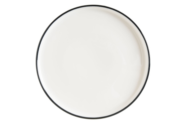 Тарелка d=220 мм. Линеа Черный, форма Хюгге Bonna /1/6/558/