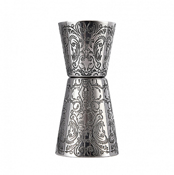 Джиггер "Floral" 20/40 мл, нержавеющая сталь, P.L.- Barbossa