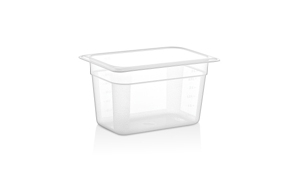 Гастроемкость 1/4 h=150 мм. 265*162 мм. 3,5 л. п/п прозрачная GP /1/24/