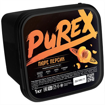 Пюре Персик желтый Purex 1кг.