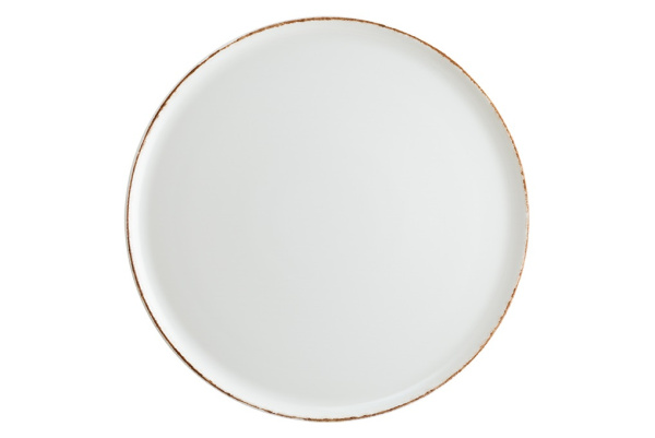 Блюдо для пиццы d=320 мм. Ретро коричневый край, форма Гурмэ Bonna /1/6/348/ ВДОХНОВЕНИЕ