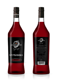 Сироп Клубника (Strawberry Syrup)  «AGROBAR» ,1 л.