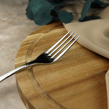 Вилка десертная, "New Scales" цвет серебро