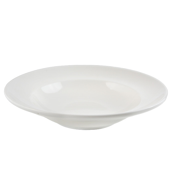 Тарелка d=240 мм. глубокая 400 мл. h=52 мм. Белый, форма Гурмэ Bonna /1/6/432/