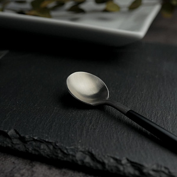 Ложка чайная , "Lounge" PVD покрытие цвет черный