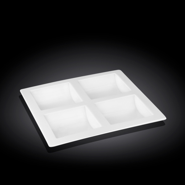 Менажница 4-х секц. 260*260 мм. квадр. Wilmax /1/3/12/