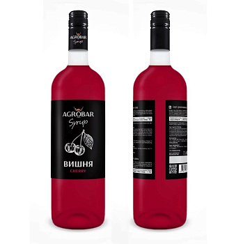 Сироп Вишня «AGROBAR» (Cherry Syrup) 1 л
