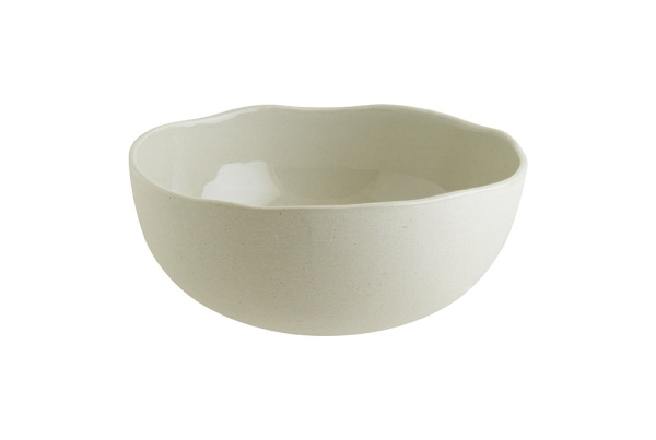 Салатник d=160 мм. 650 мл. h=65 мм. Оливковый, форма Крас волнистый край Bonna /1/6/540