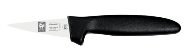 Нож для разделки птицы 70/190 мм. черный Poly Icel /1/12/