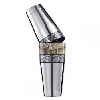 Шейкер бостонский "Jerry Thomas Tin On Tin" 700 мл, нержавеющая сталь, P.L.- Barbossa